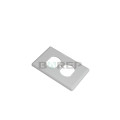 YGC-010 Placas de pared decorativas blancas plásticas eléctricas gfci universales